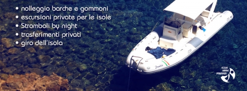Foto Noleggio barche e gommoni - Da Cafio Eolie Mare Panarea